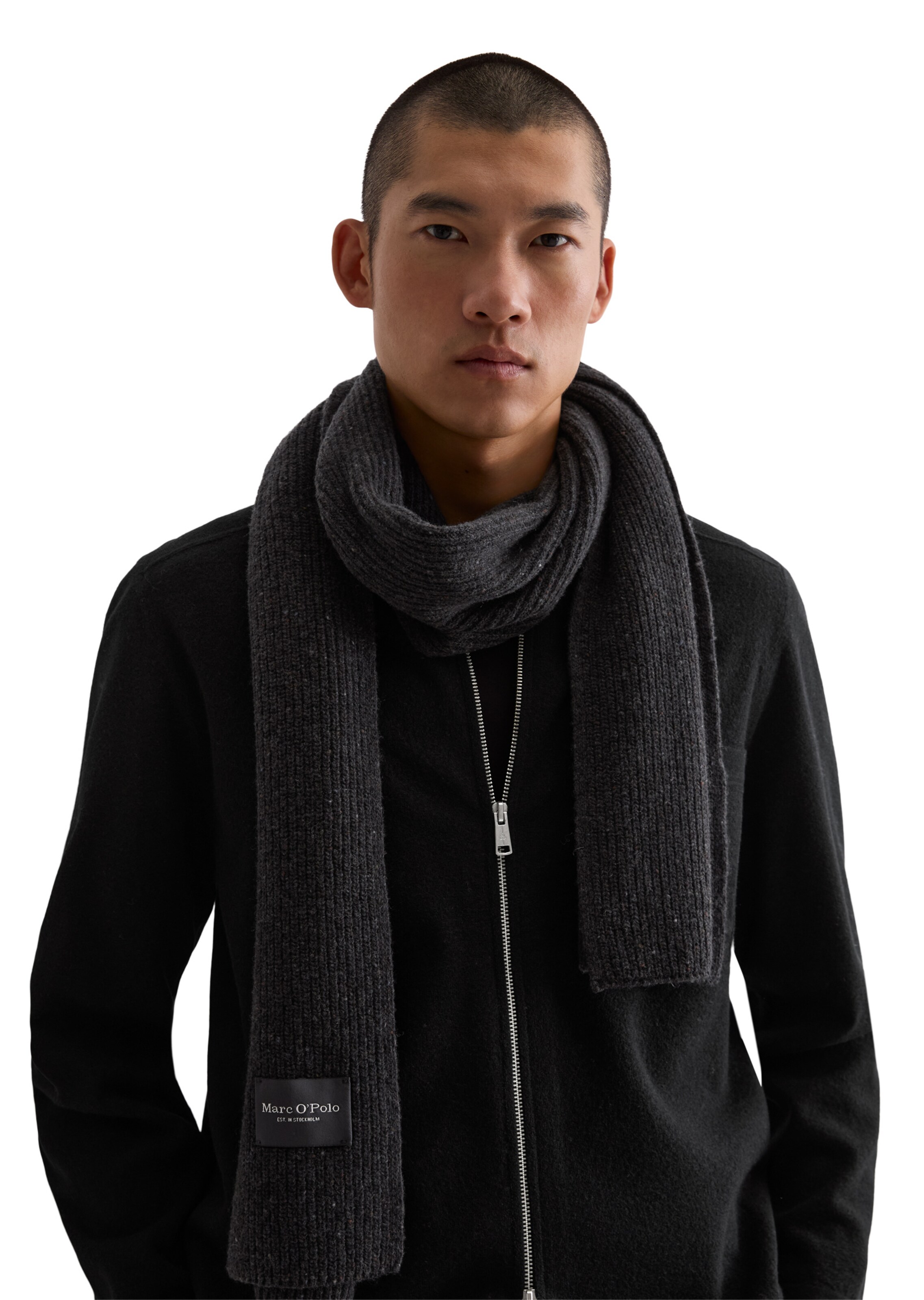 Marc O'Polo Schal in Schwarz