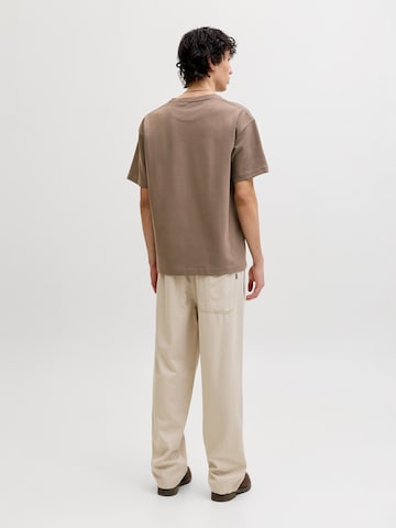 JACK & JONES Tričko 'JPRBlaethan' – hnědá