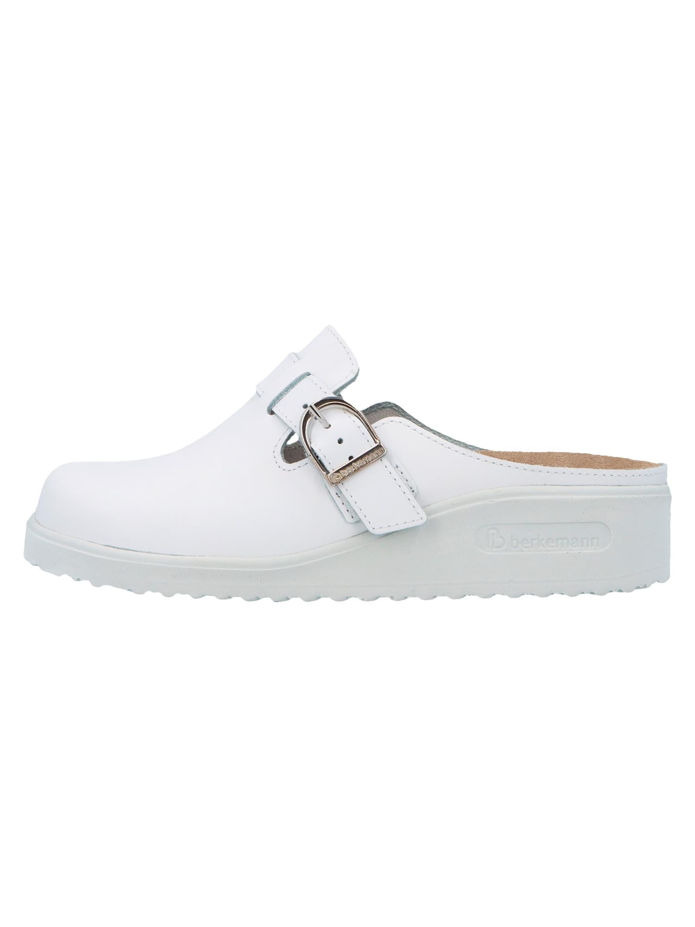 BERKEMANN Clogs 'Tec-Pro-Toivo' in White: front