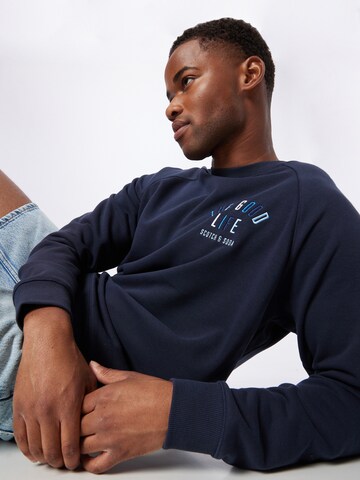 SCOTCH & SODA Sweatshirt in Blau