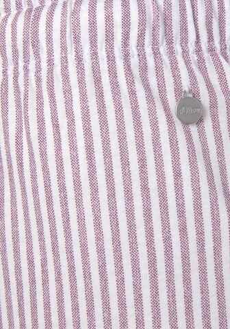 s.Oliver Pajama Pants in Purple