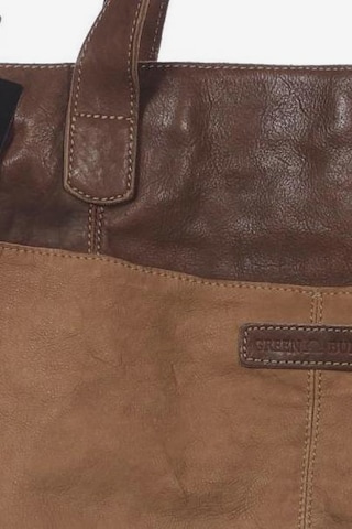 GREENBURRY Handtasche gross Leder One Size in Braun