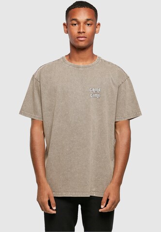 Merchcode Shirt 'Grand Start' in Brown: front