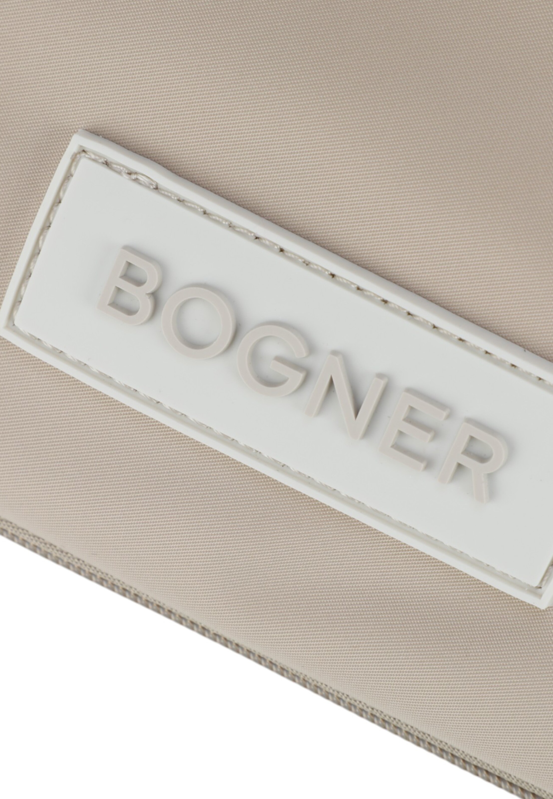 BOGNER - Mala de ombro 'Saxon Serena' em bege