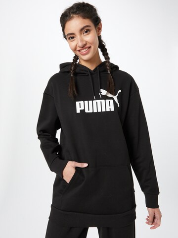 PUMA Athletic Sweatshirt in Black: front