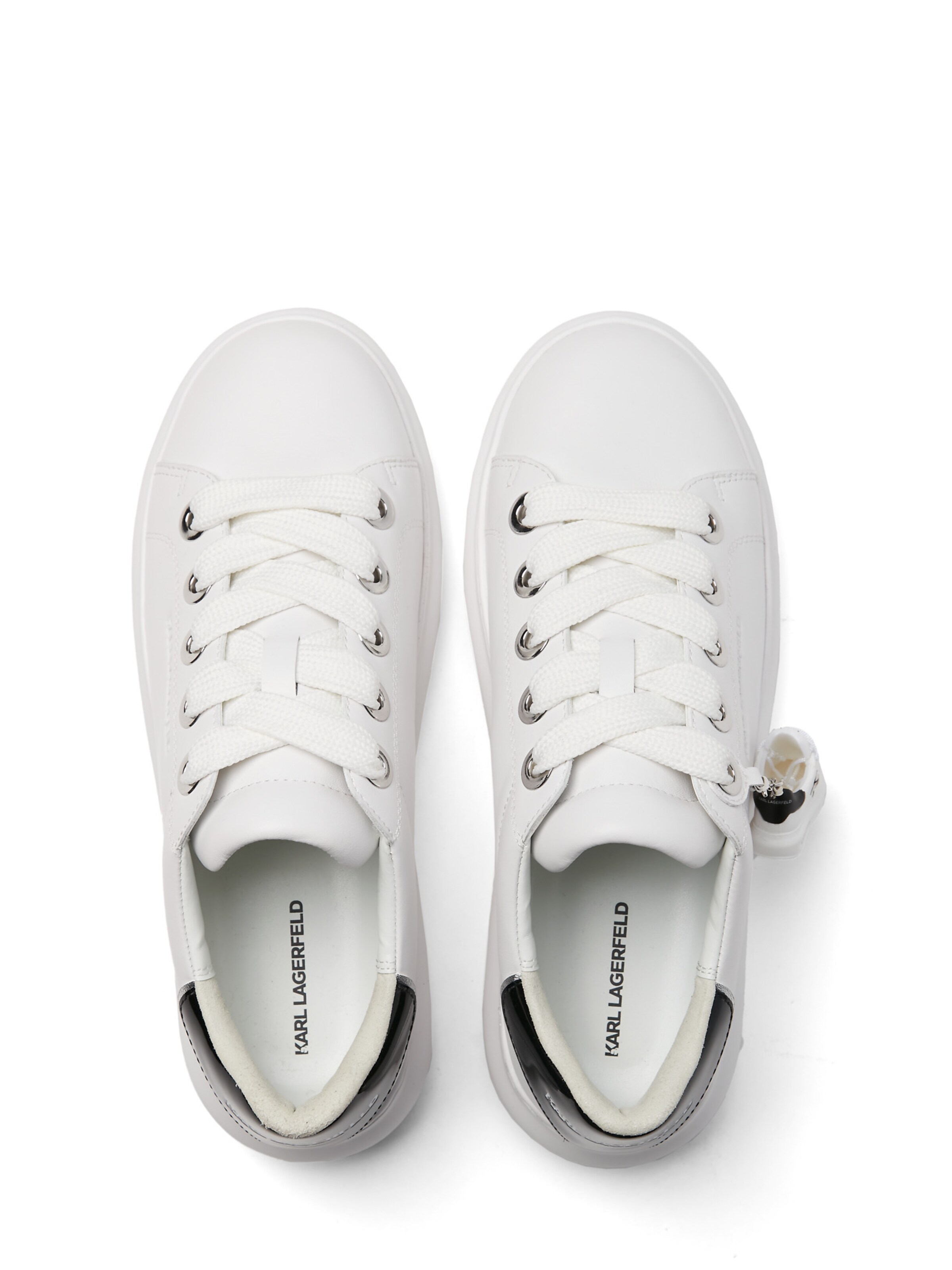 Karl Lagerfeld Σνίκερ χαμηλό 'Kapri' σε λευκό