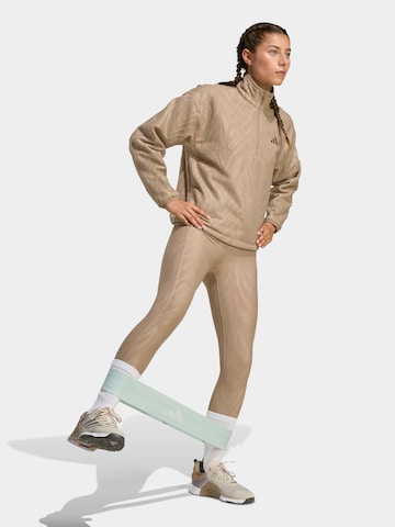 ADIDAS PERFORMANCE Sporttrui in Bruin: voorkant