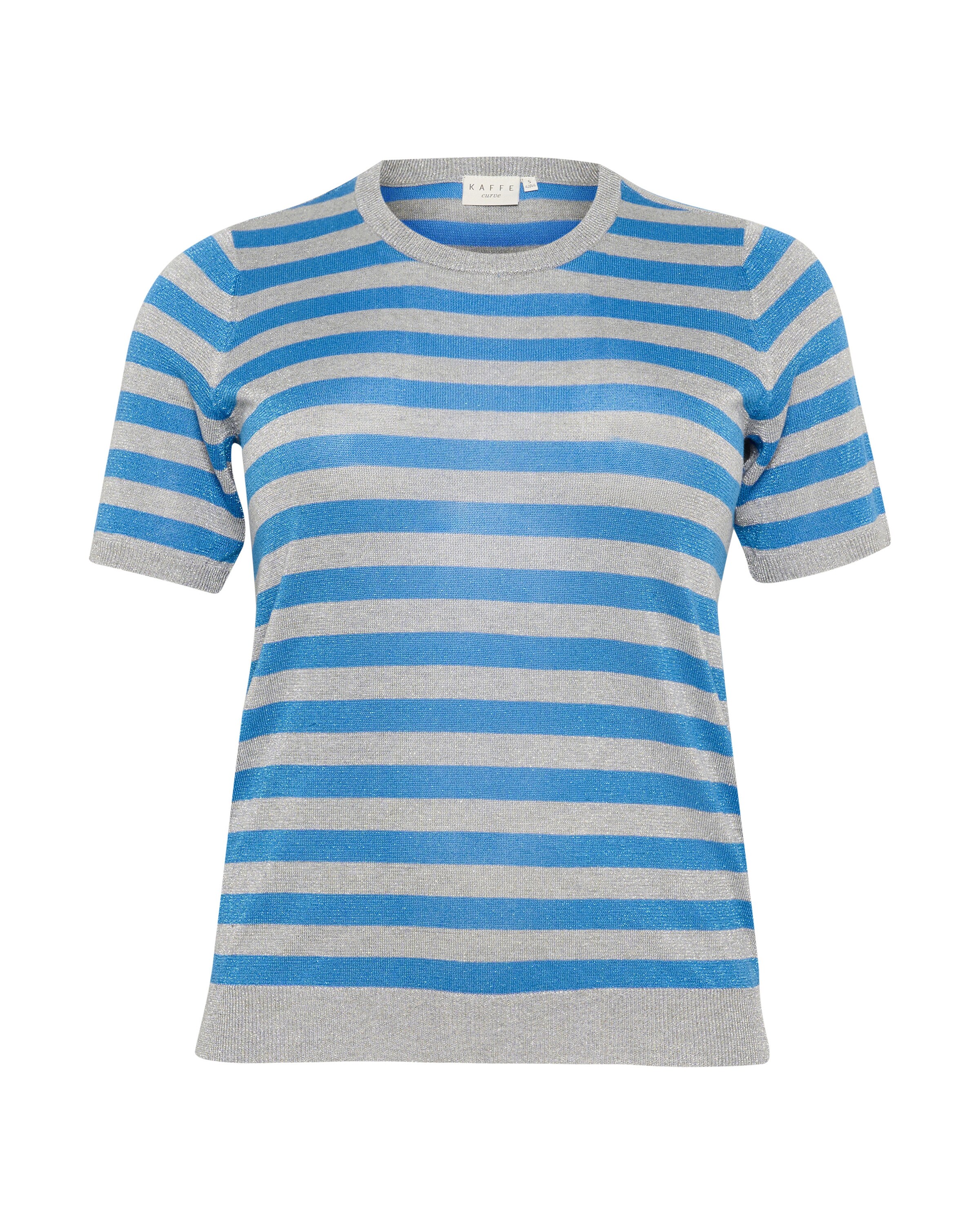 Pullover 'Ankia' di KAFFE CURVE in grigio: frontale