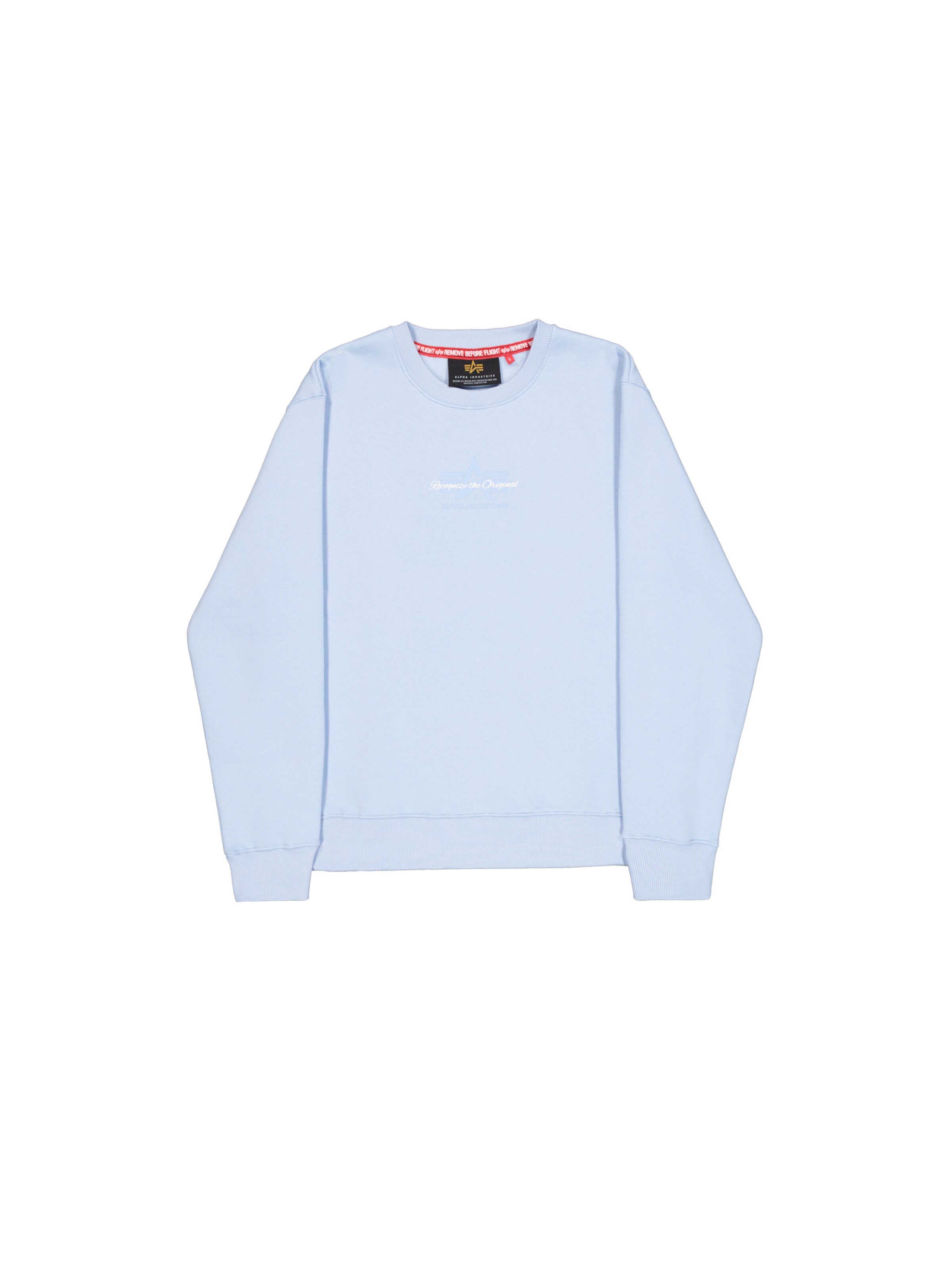ALPHA INDUSTRIES Bluzka sportowa w kolorze niebieski: przód