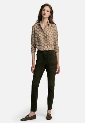 Fadenmeister Berlin Slim fit Pants in Green