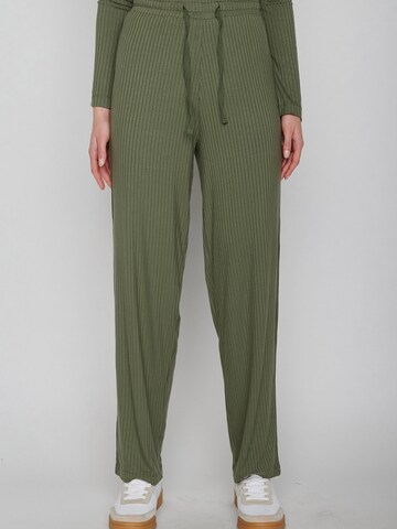 Loosefit Pantalon GREENBOMB en vert : devant