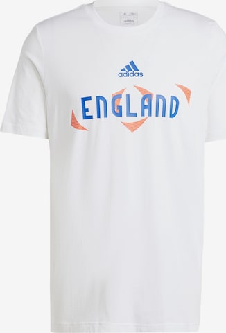 ADIDAS PERFORMANCE Functioneel shirt 'UEFA EURO24™ England' in Wit: voorkant
