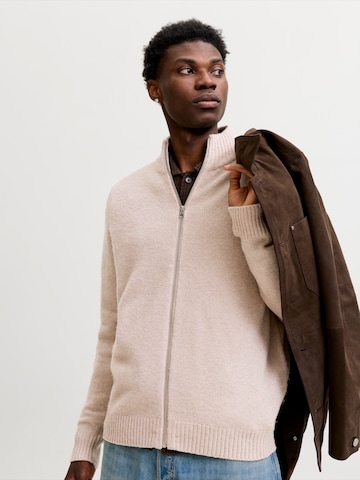 Vestes en maille 'JJSOHO OLLIE' JACK & JONES en beige