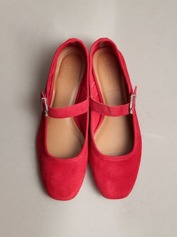 Ballerines à lanières 'N. Premium' Next en rouge