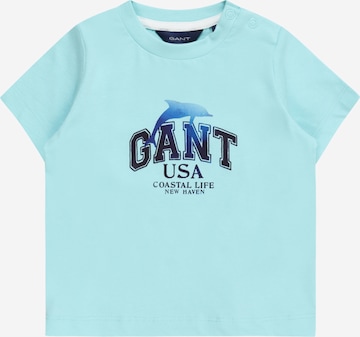 GANT Tričko – modrá: přední strana