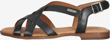 PIKOLINOS Sandalen met riem in Zwart