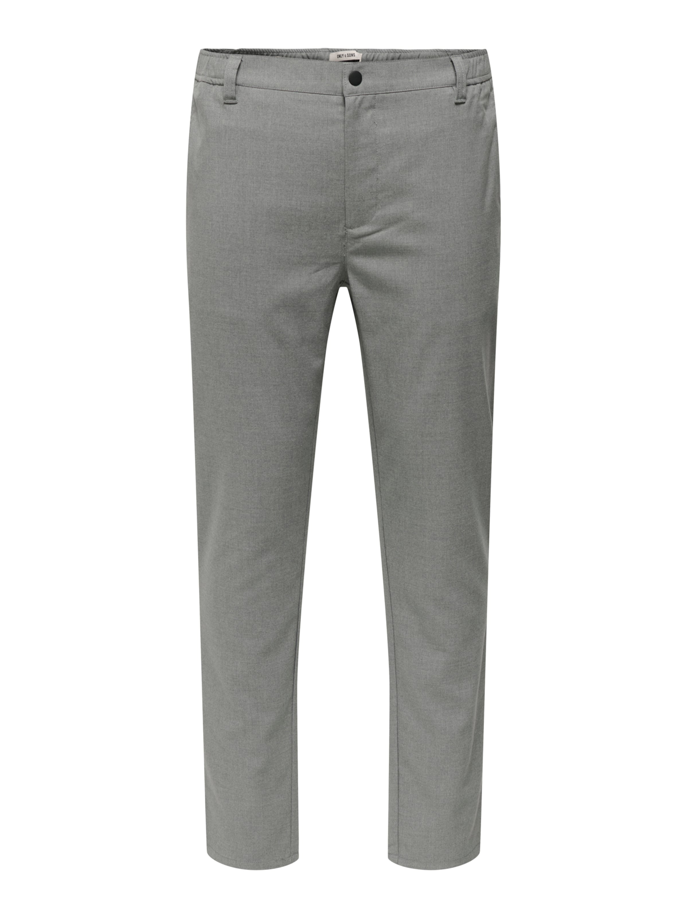 Only & Sons Regular Chino trousers 'ONSAIDEN' in Grey: front