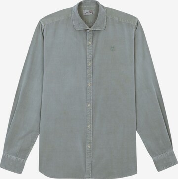 Scalpers Comfort fit Button Up Shirt in Green: front