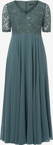Ambiance Evening Dress in Green: front