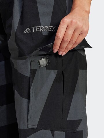 Regular Pantalon outdoor 'Xploric' ADIDAS TERREX en noir
