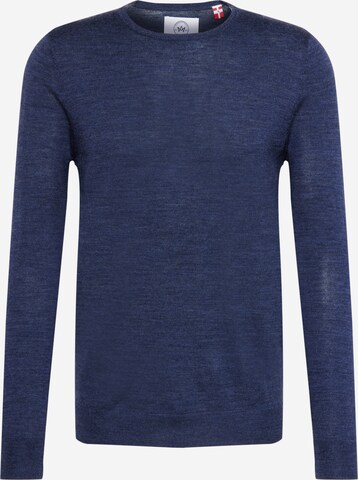 Kronstadt Sweater 'Johs' in Blue: front