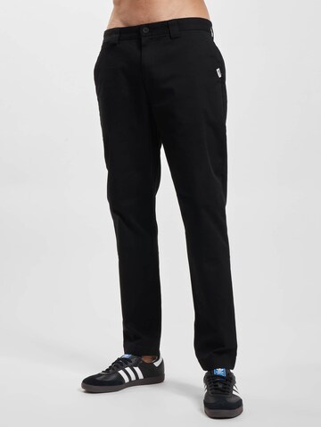 Coupe slim Pantalon chino 'Dad' Tommy Jeans en noir : devant