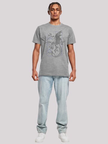 T-Shirt 'Harry Potter Dragon Line Art' F4NT4STIC en gris