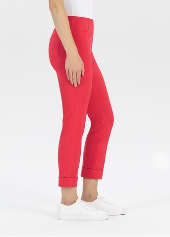 STEHMANN Slimfit Hose in Rot