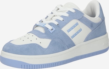 Baskets basses Tommy Jeans en bleu : devant