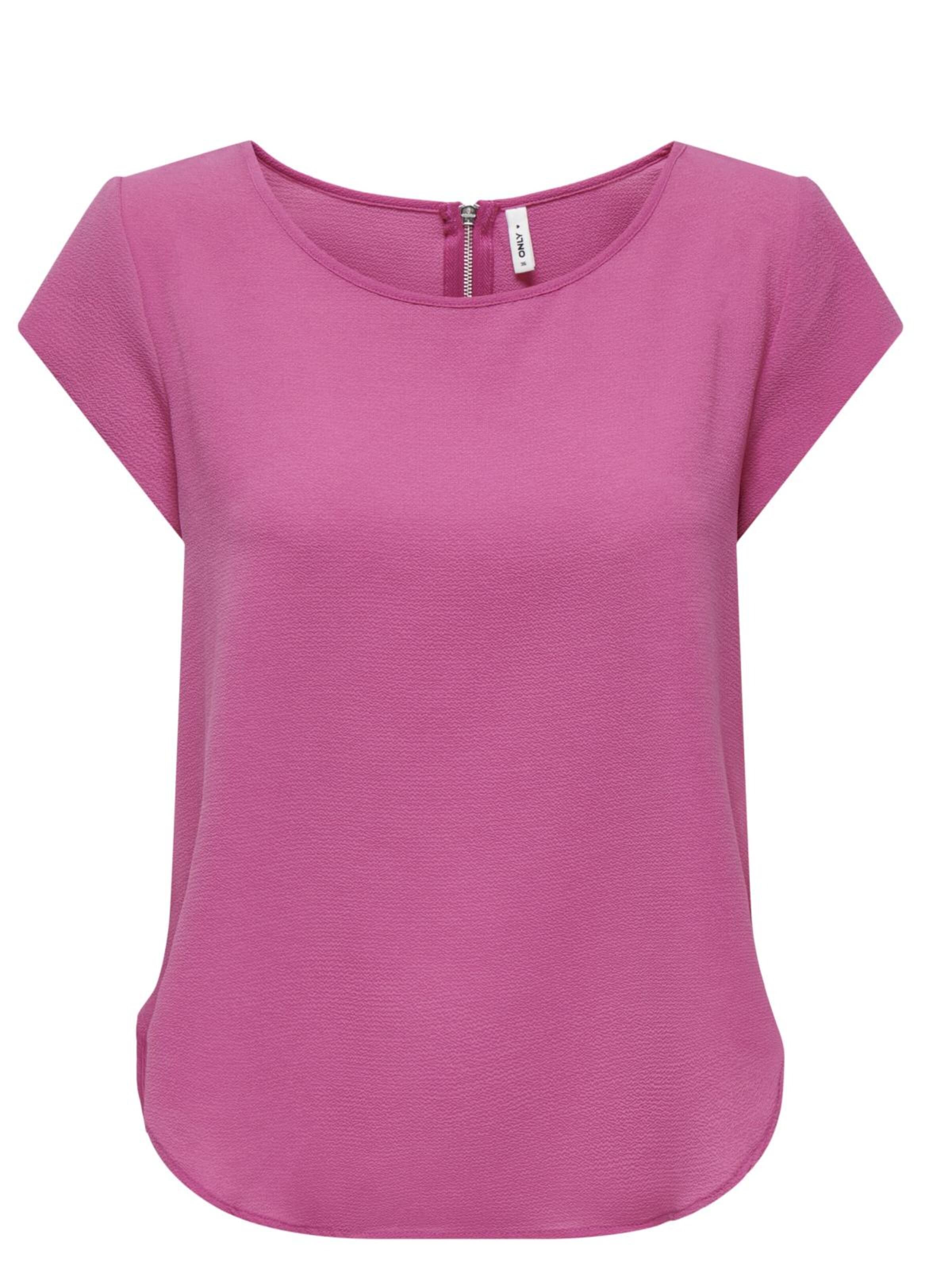 ONLY Shirt in Roze: voorkant