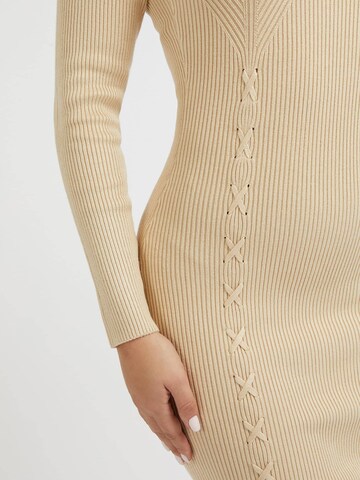 GUESS Knitted dress in Beige