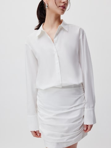 LeGer by Lena Gercke Платье-рубашка 'Marina' в Белый: спереди
