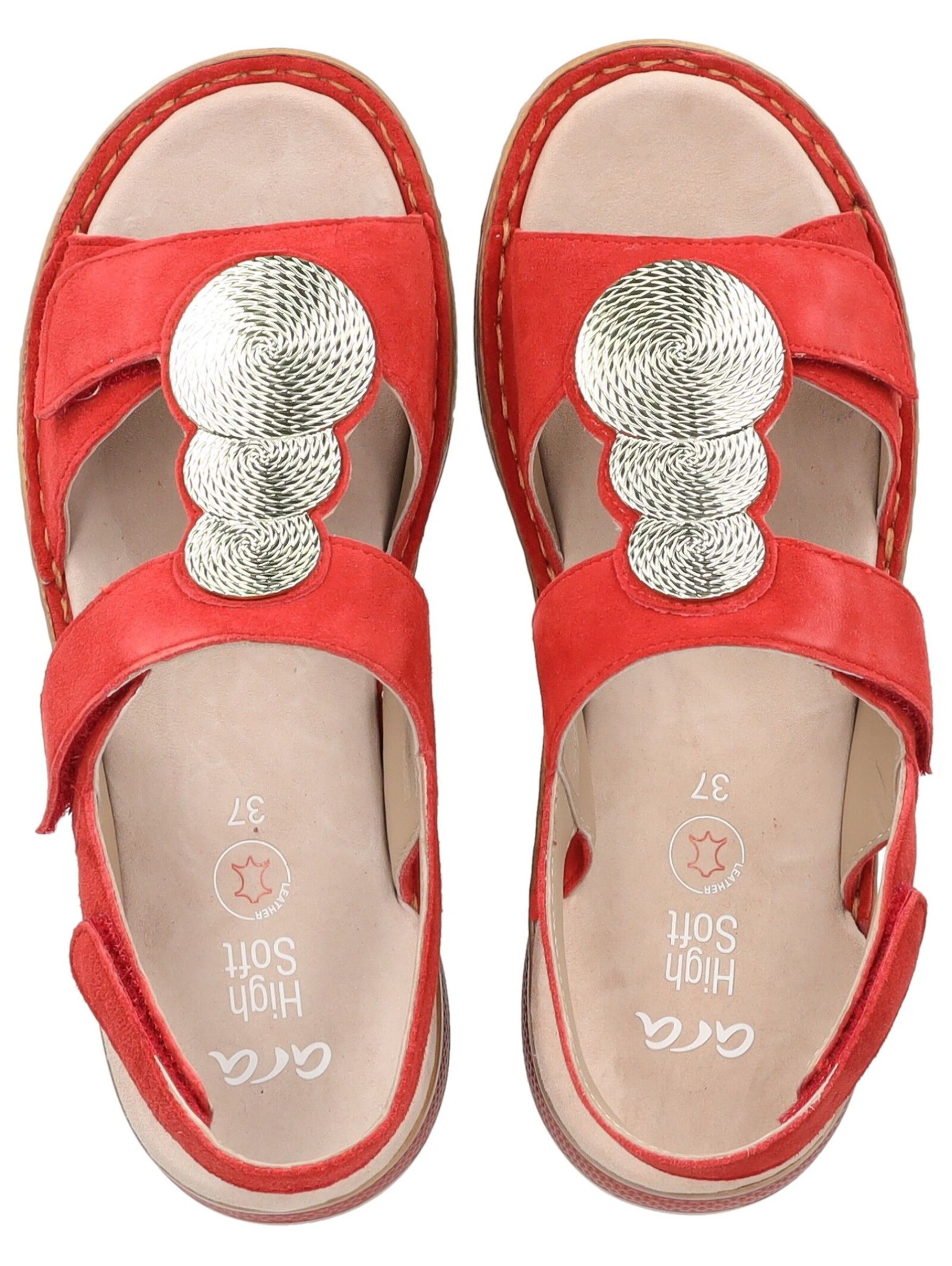 ARA Sandalen met riem in Rood