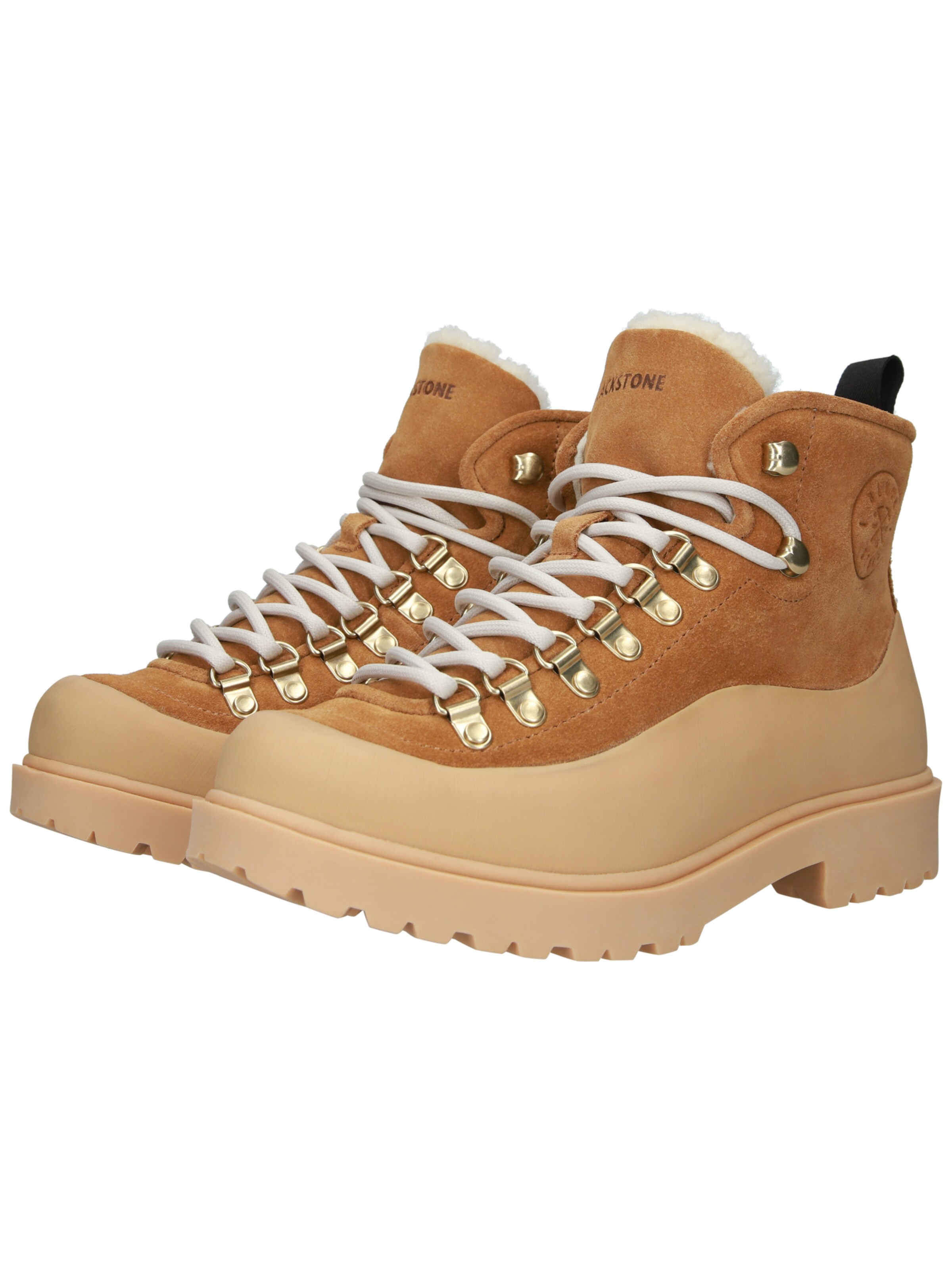 BLACKSTONE Stövlett med snörning 'Rock Dree CL247' i brun