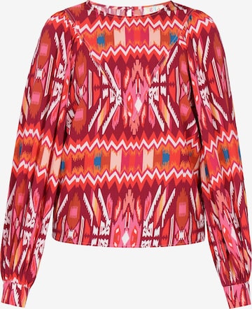 Chemisier IZIA en rouge : devant