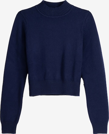 Pull-over Bershka en bleu : devant