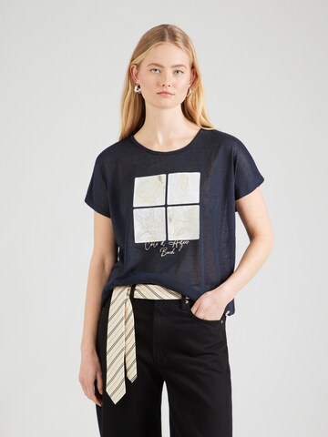 ZABAIONE Shirt 'Ti44mes' in Blauw: voorkant