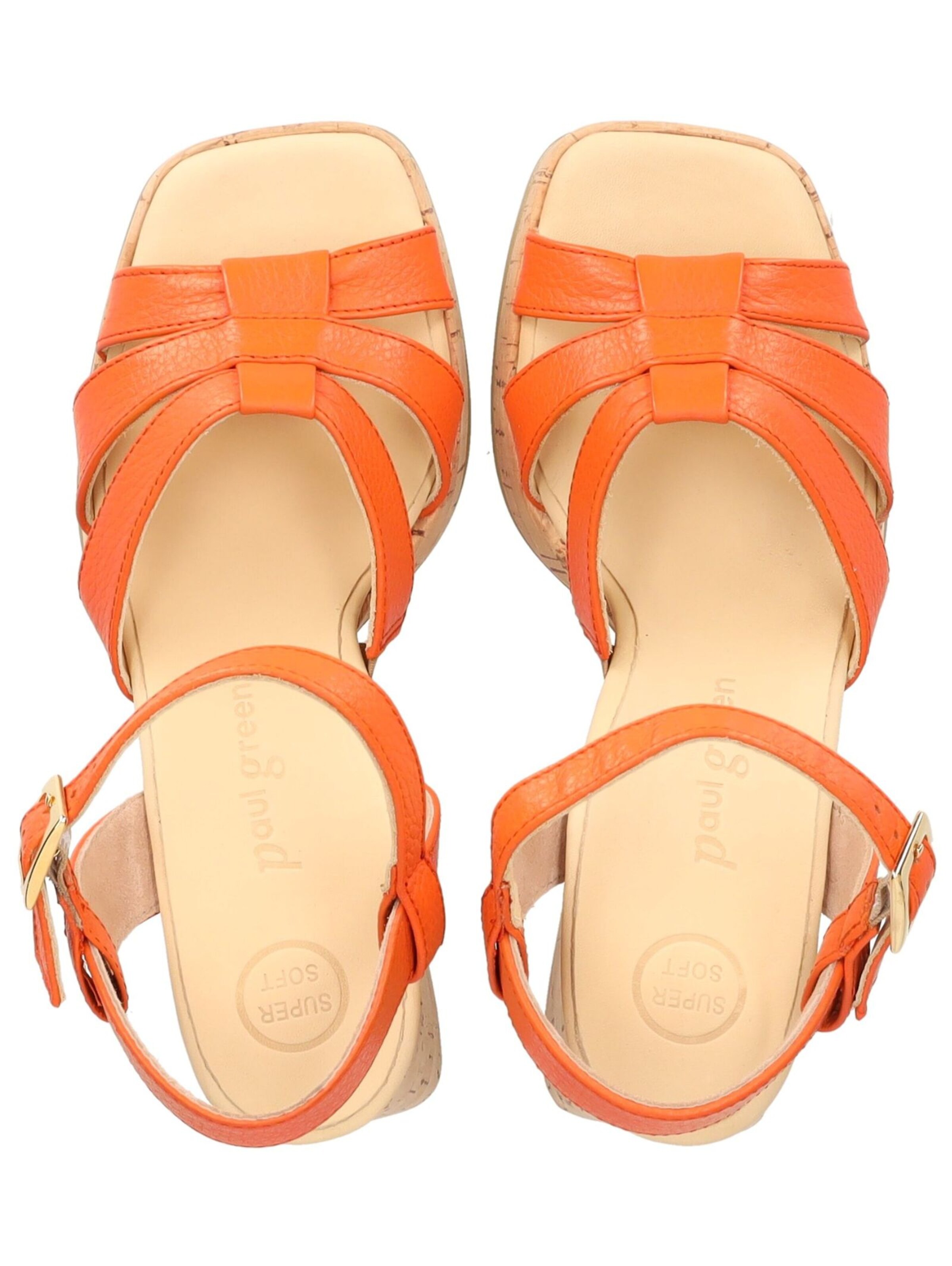 Paul Green Sandalen met riem in Oranje