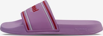 Hummel Beach & swim shoe 'POOL SLIDE RT' in Purple: front