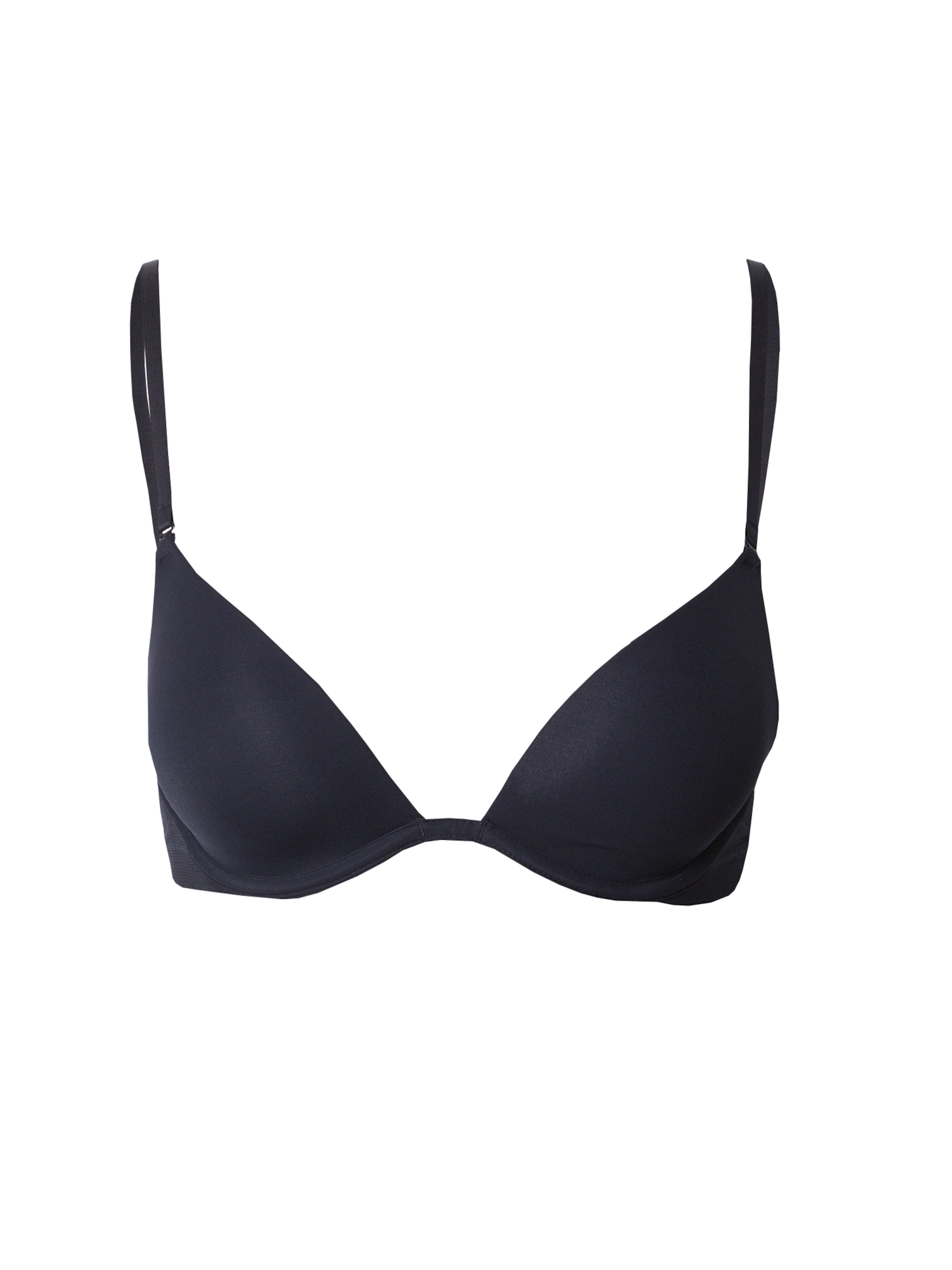 ETAM T-shirt Podprsenka – černá: přední strana