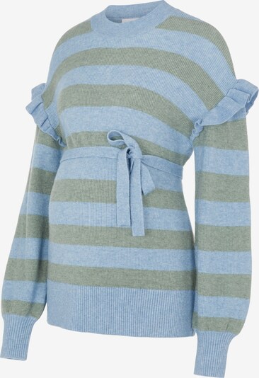 MAMALICIOUS Jersey 'Jasja' en azul claro / gris claro, Vista del producto