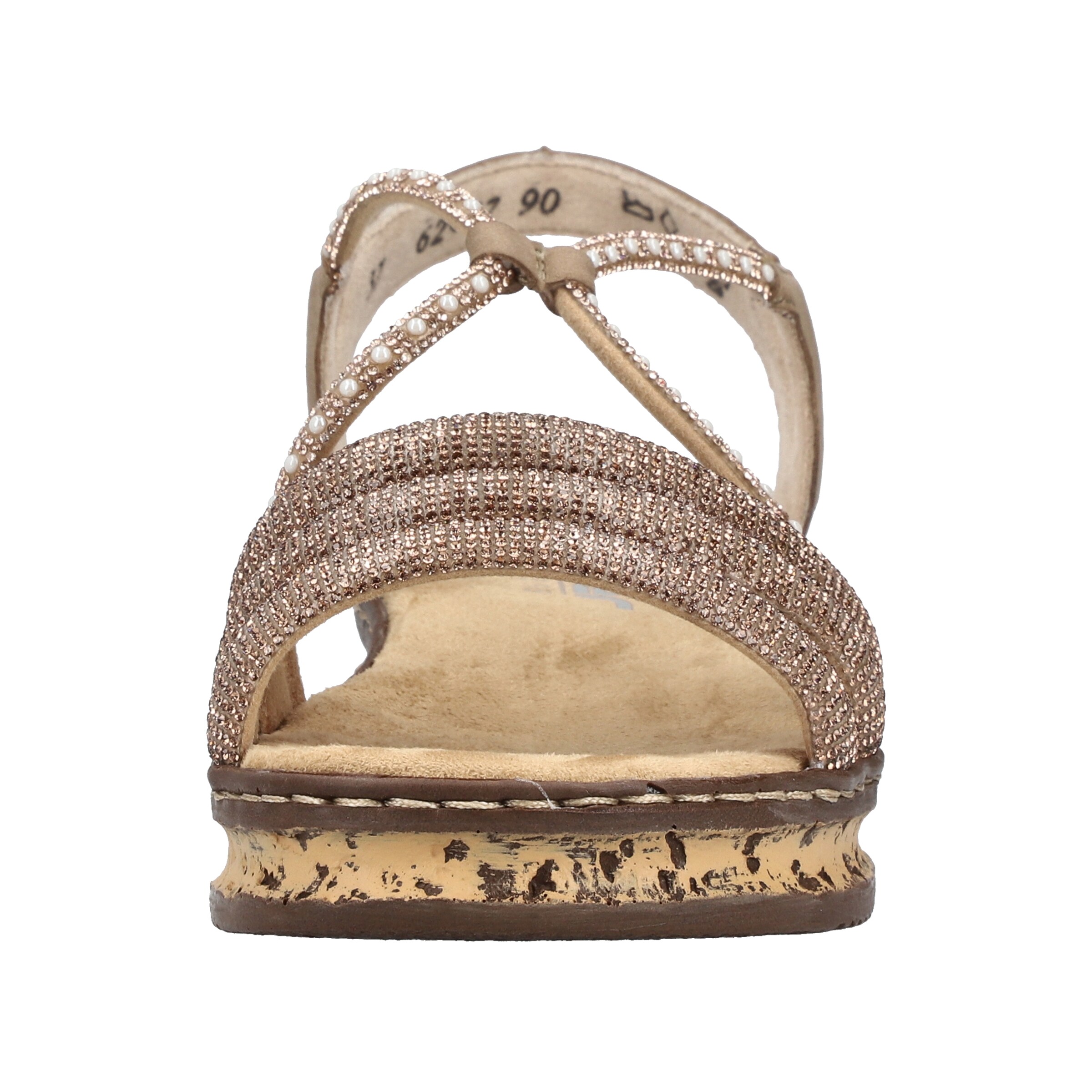 Rieker Strap Sandals '62977' in Brown