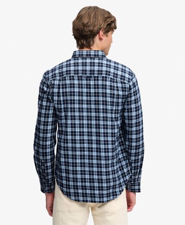 Superdry & Co Regular fit Overhemd in Blauw