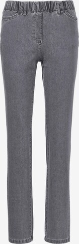 Goldner Jeans 'Louisa' in Grijs: voorkant