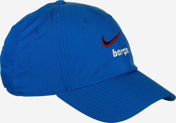 NIKE Athletic Cap 'FC Barcelona' in Blue: front