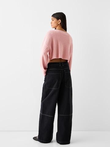 Pull-over Bershka en rose