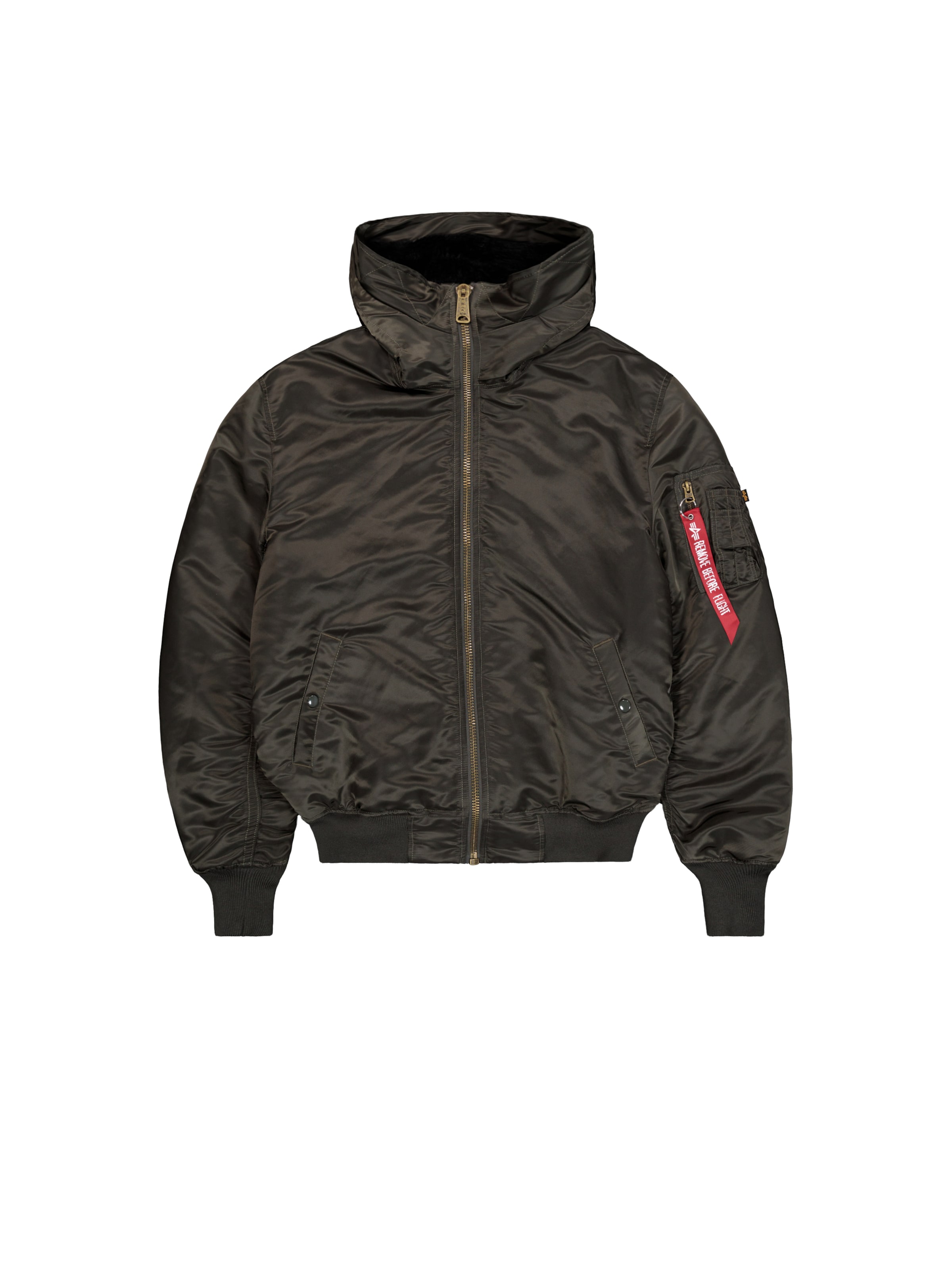 Giacca invernale di ALPHA INDUSTRIES in verde: frontale