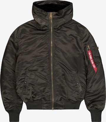 ALPHA INDUSTRIES Zimska jakna | zelena barva: sprednja stran