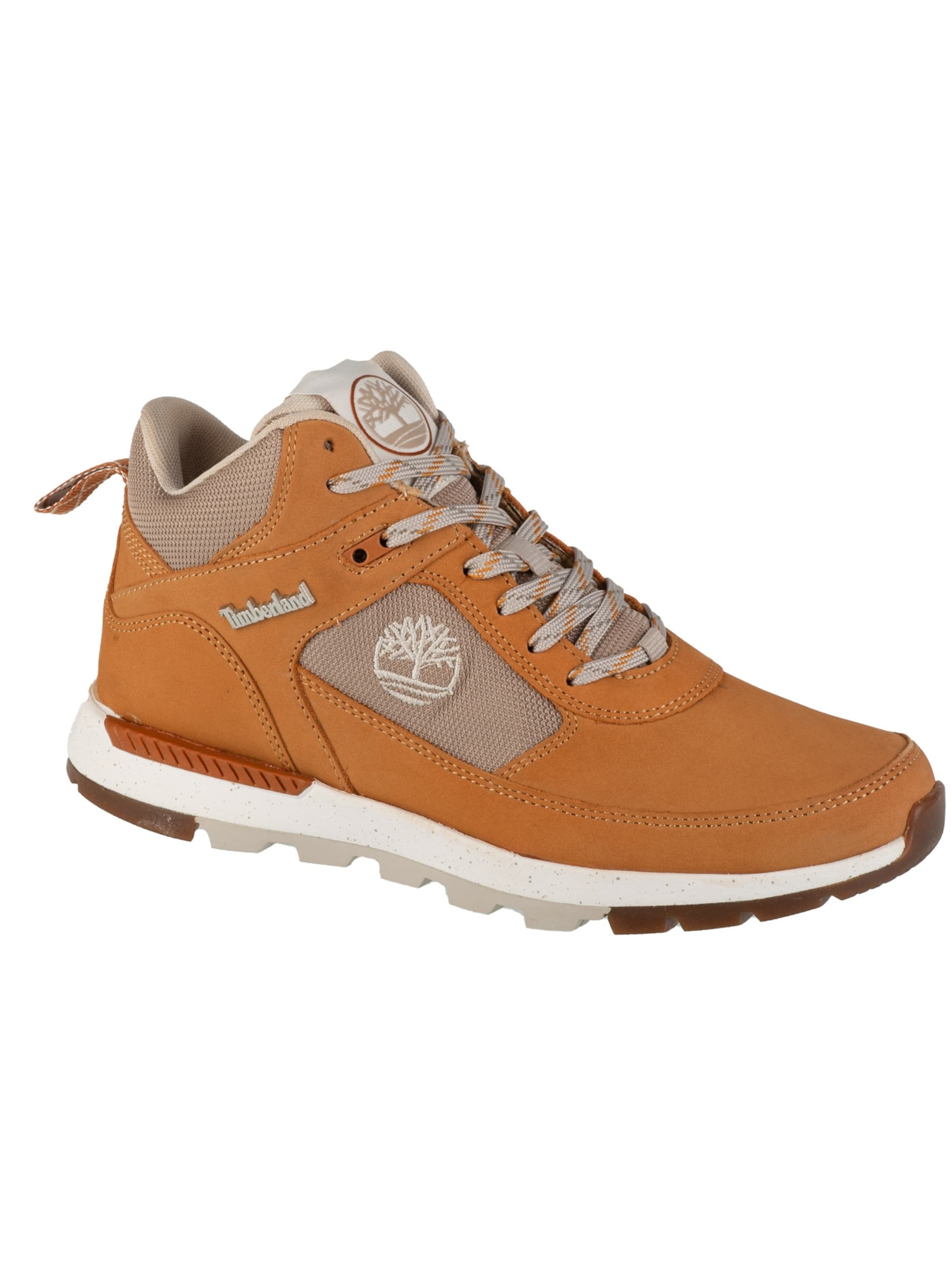 TIMBERLAND Lace-Up Boots 'Field Trekker' in Brown: front