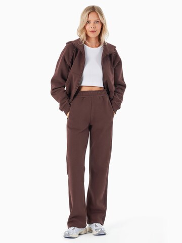 Organication Sweatjacke in Braun